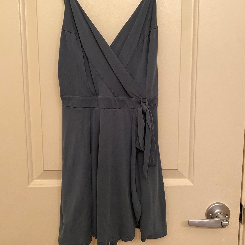 Green Tie Around Romper